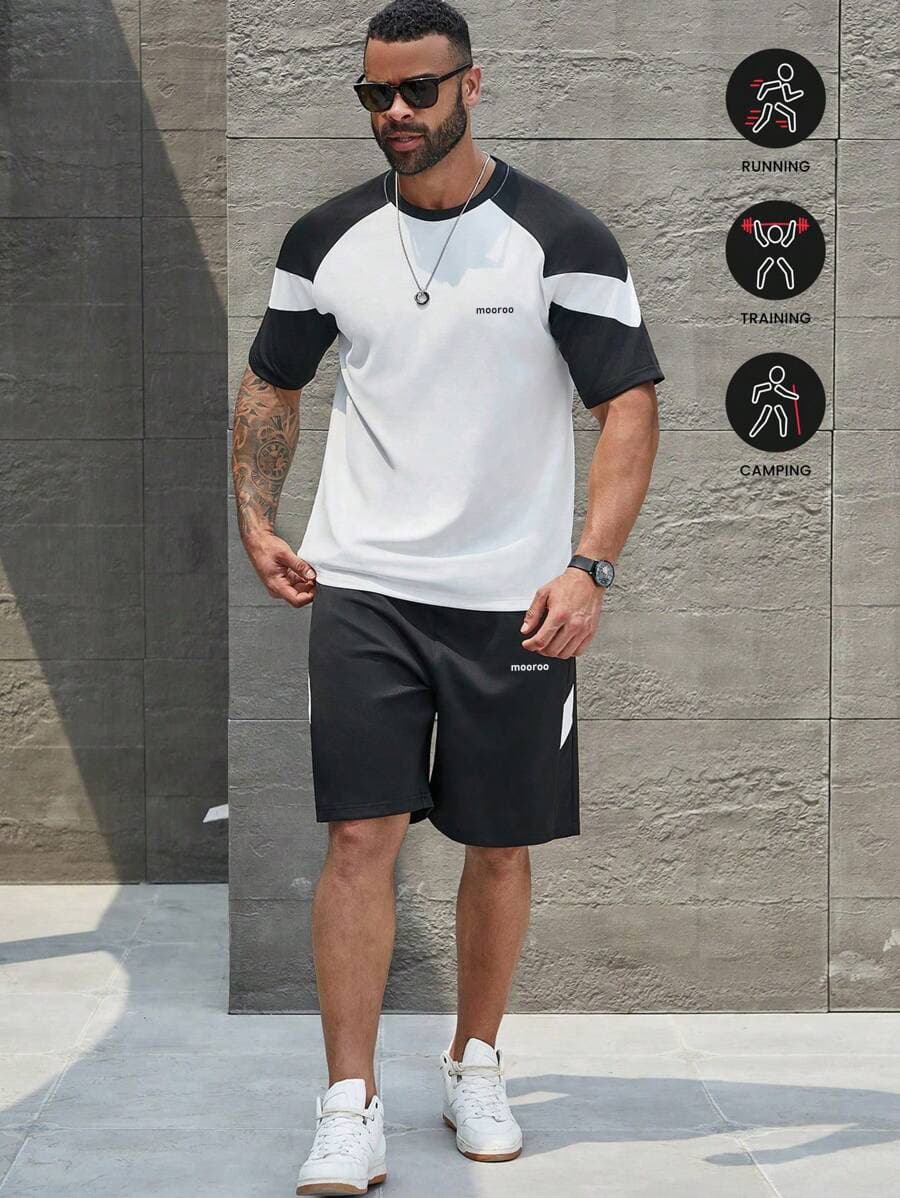 Black Athletic Summer Co-ord